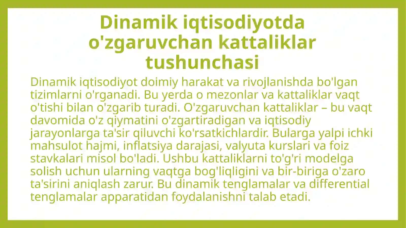 O'zgaruvchan kattaliklar va nomukammal ma'lumotlar bilan ishlash usullari 4