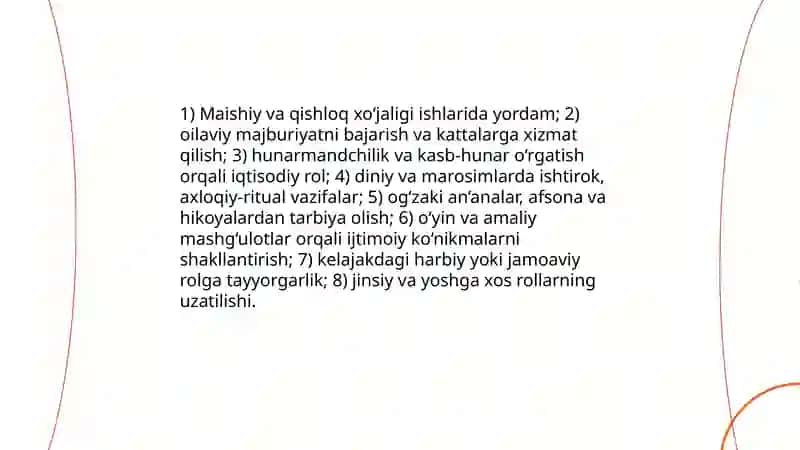 Eng qadimgi davrlarda tarbiya 4