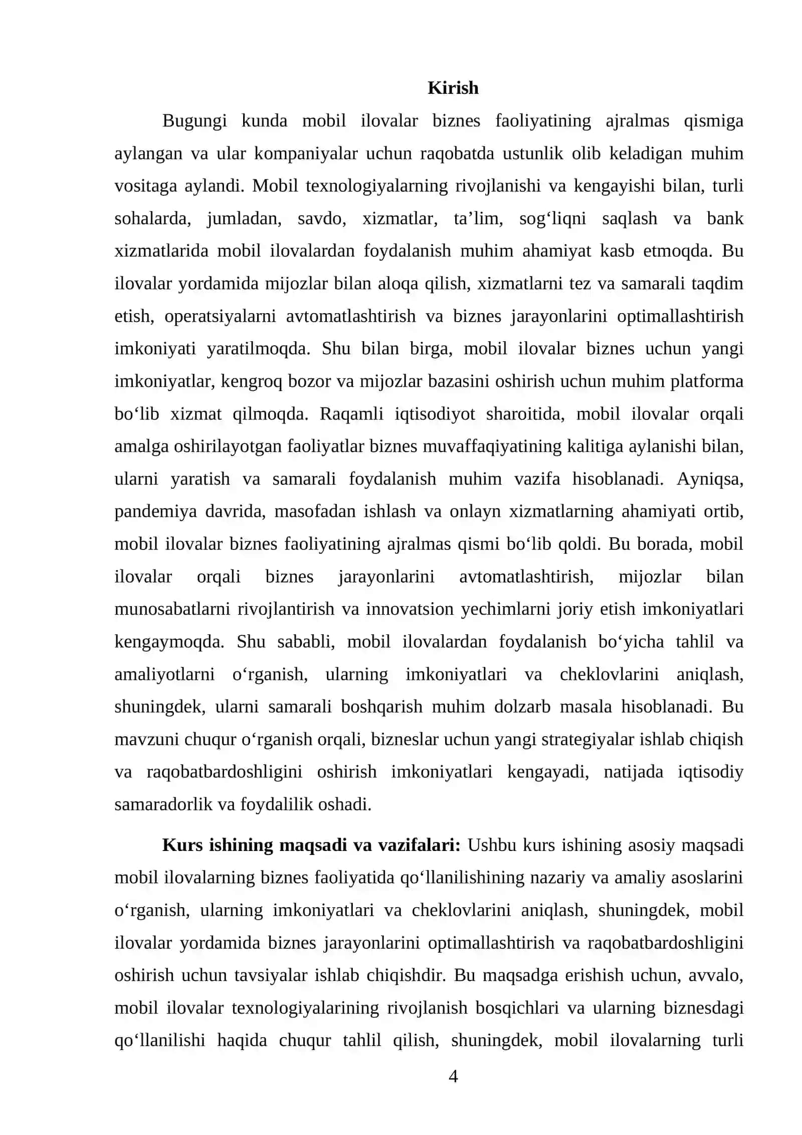 BIZNES FAOLIYATIDA MOBIL ILOVALARDAN FOYDALANISH 4