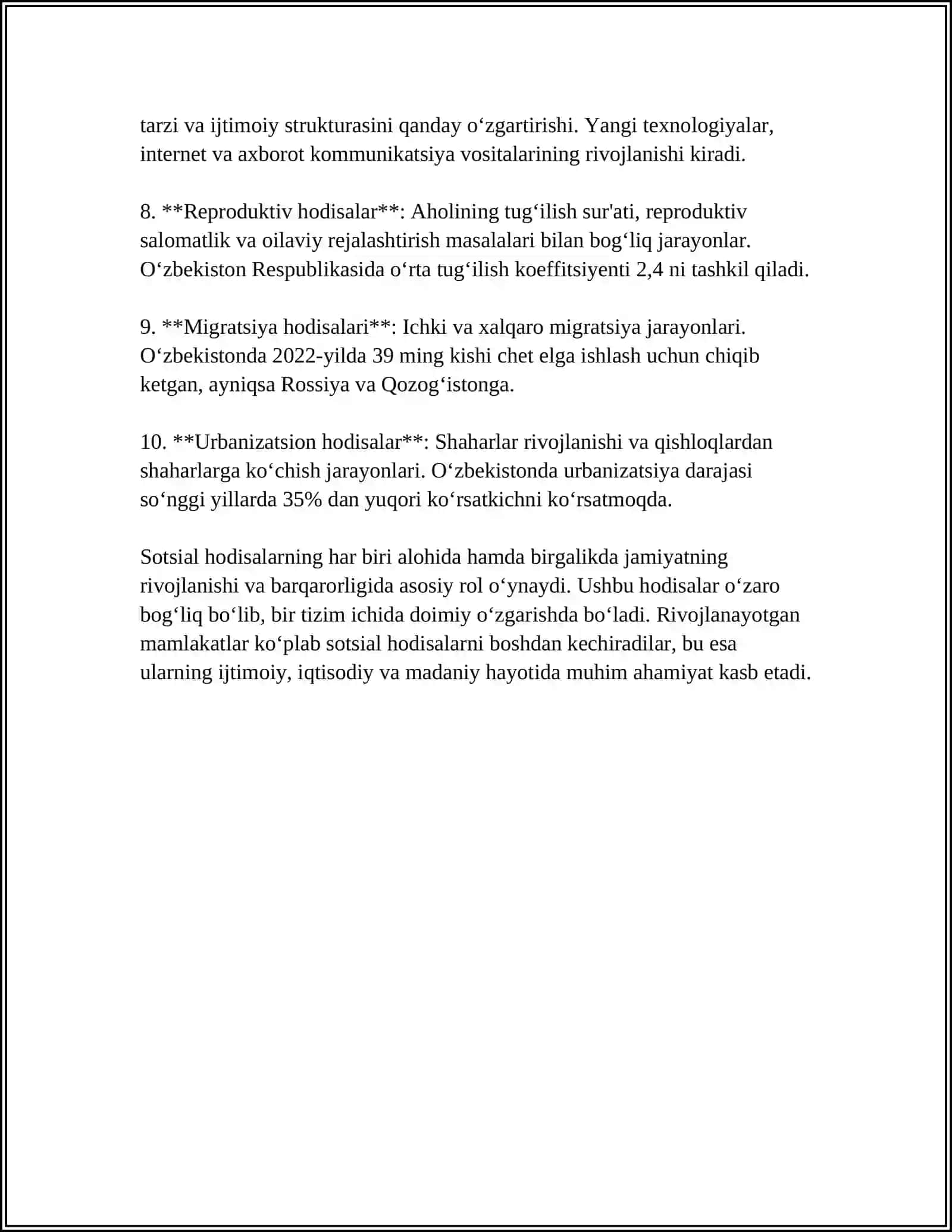 Sotsial hodisalar ta'hlili, bashorati va tashxisi 4
