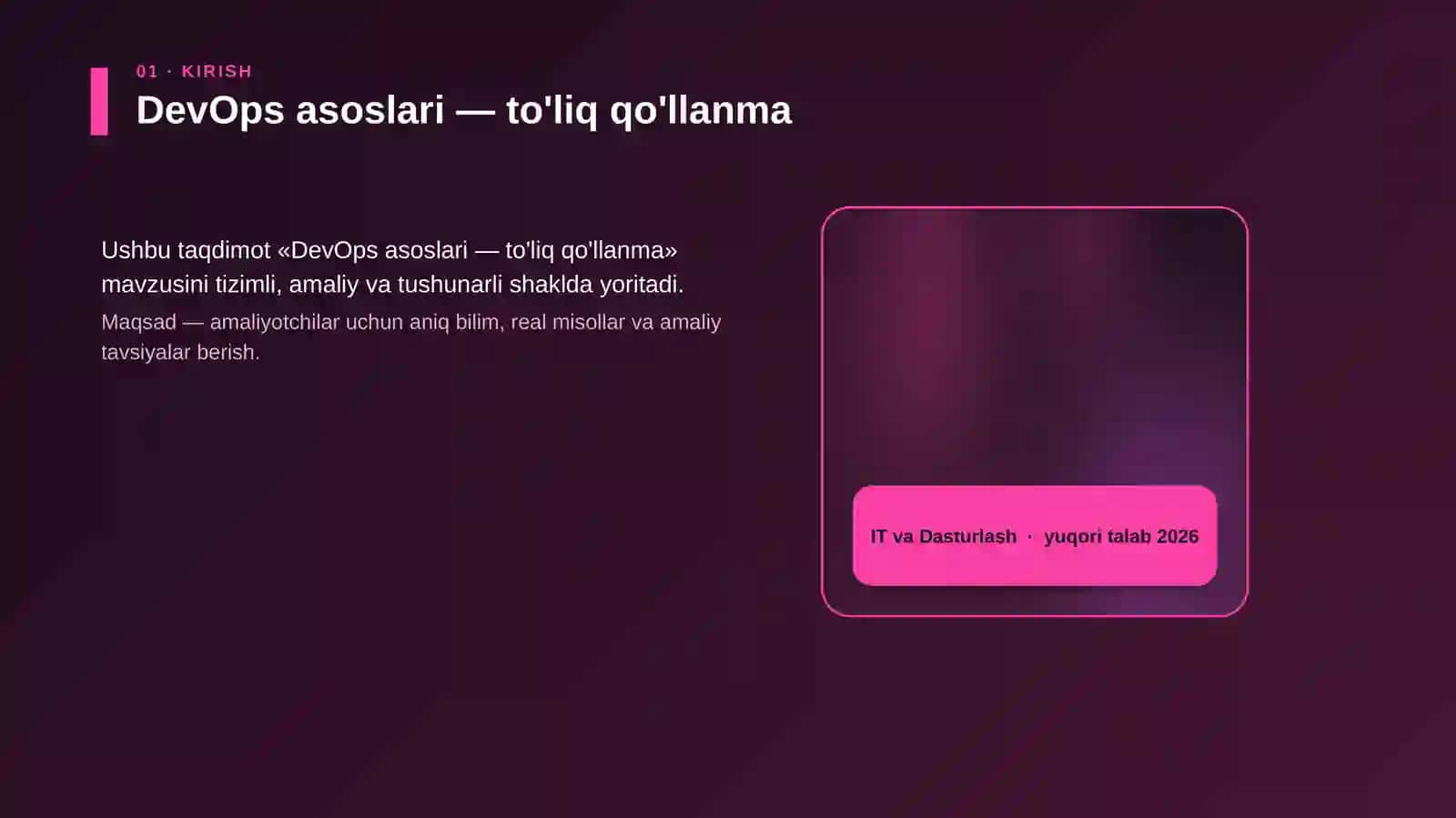 DevOps asoslari — to'liq qo'llanma 4