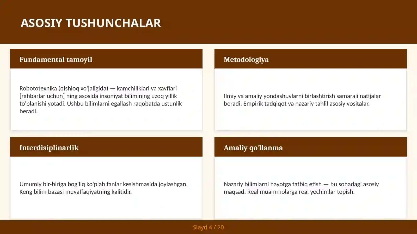 Robototexnika (qishloq xo'jaligida) — kamchiliklari va xavflari [rahbarlar uchun] 4