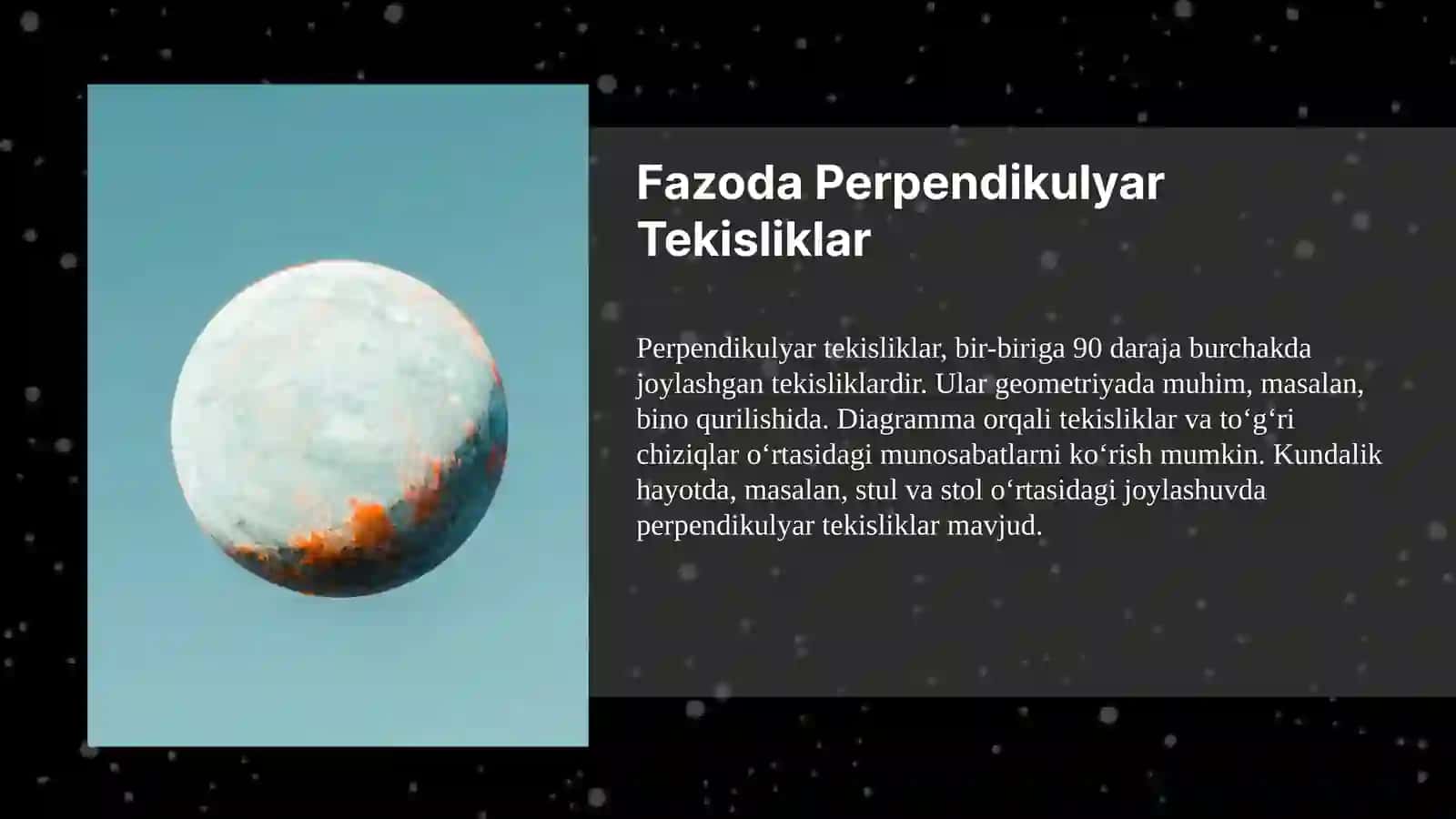 Fazoda perpendikulyar to g ri chiziqlar va tekisliklar 4