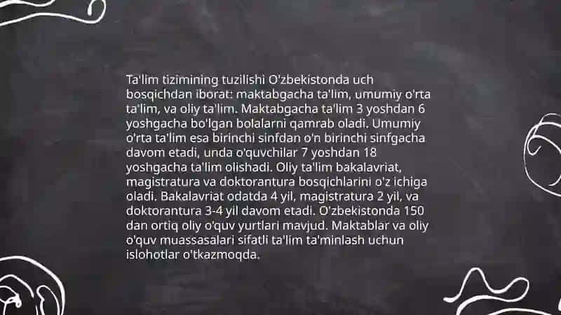Rivojlangan davlatlarda ta'lim tizimi 4