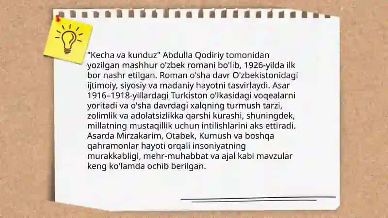 Cho'lpon.''Kecha va kunduz'' 4