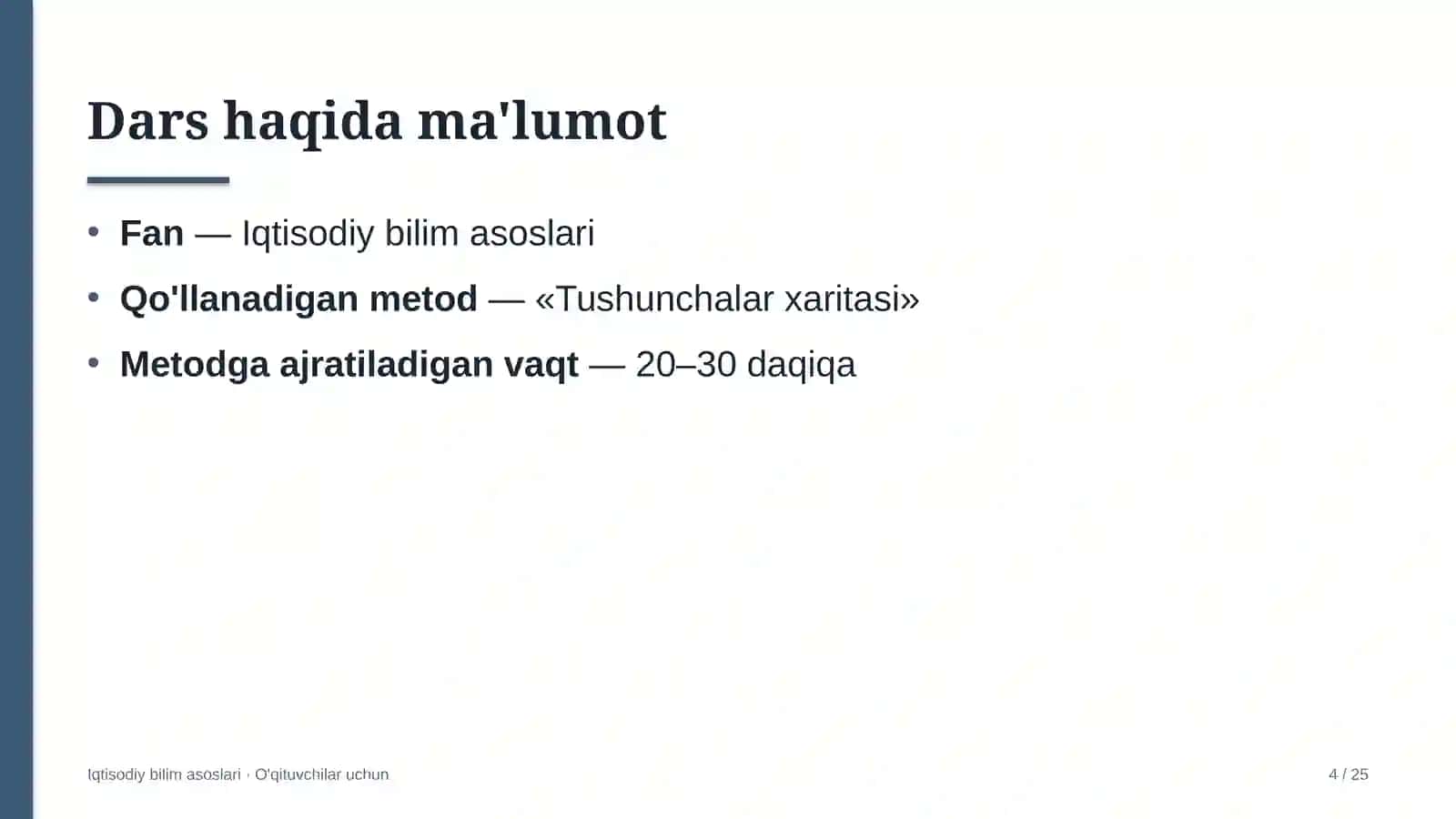 iqtisodiy bilim asoslari darslarida tushunchalar xaritasi metodidan foydalanish 6555 4