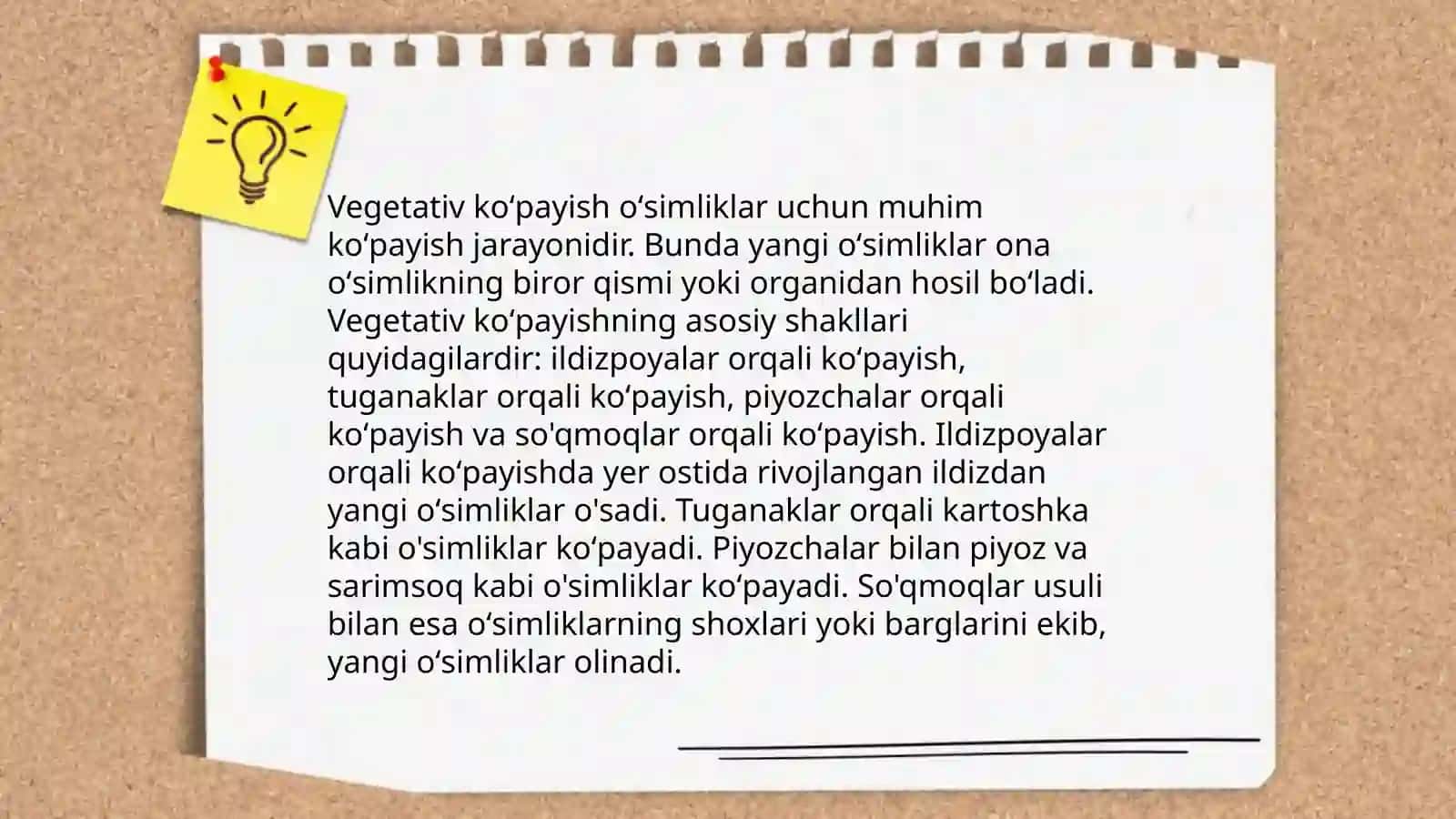 Oʻsimliklarda vegetativ,jinssiz va jinsiy koʻpayishning mohiyati ularning qishloq xoʻjaligidagi ahamiyati 4
