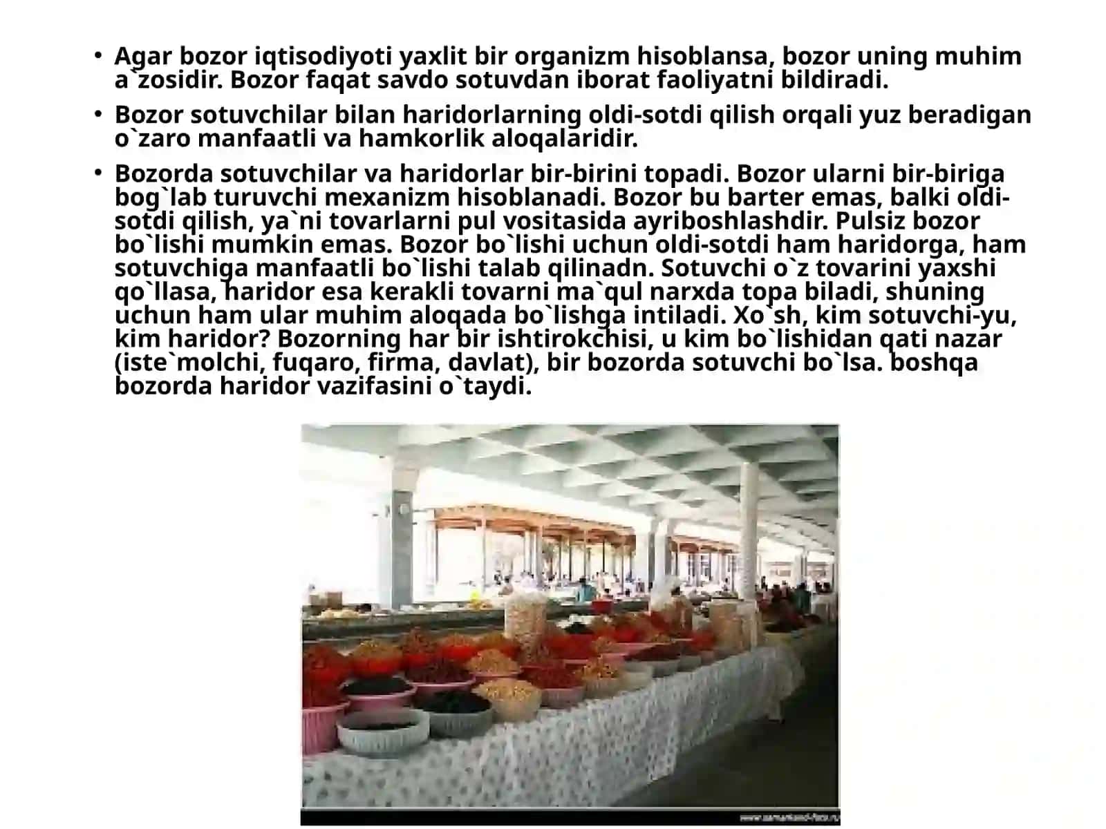 Bozor va uning turlari 4
