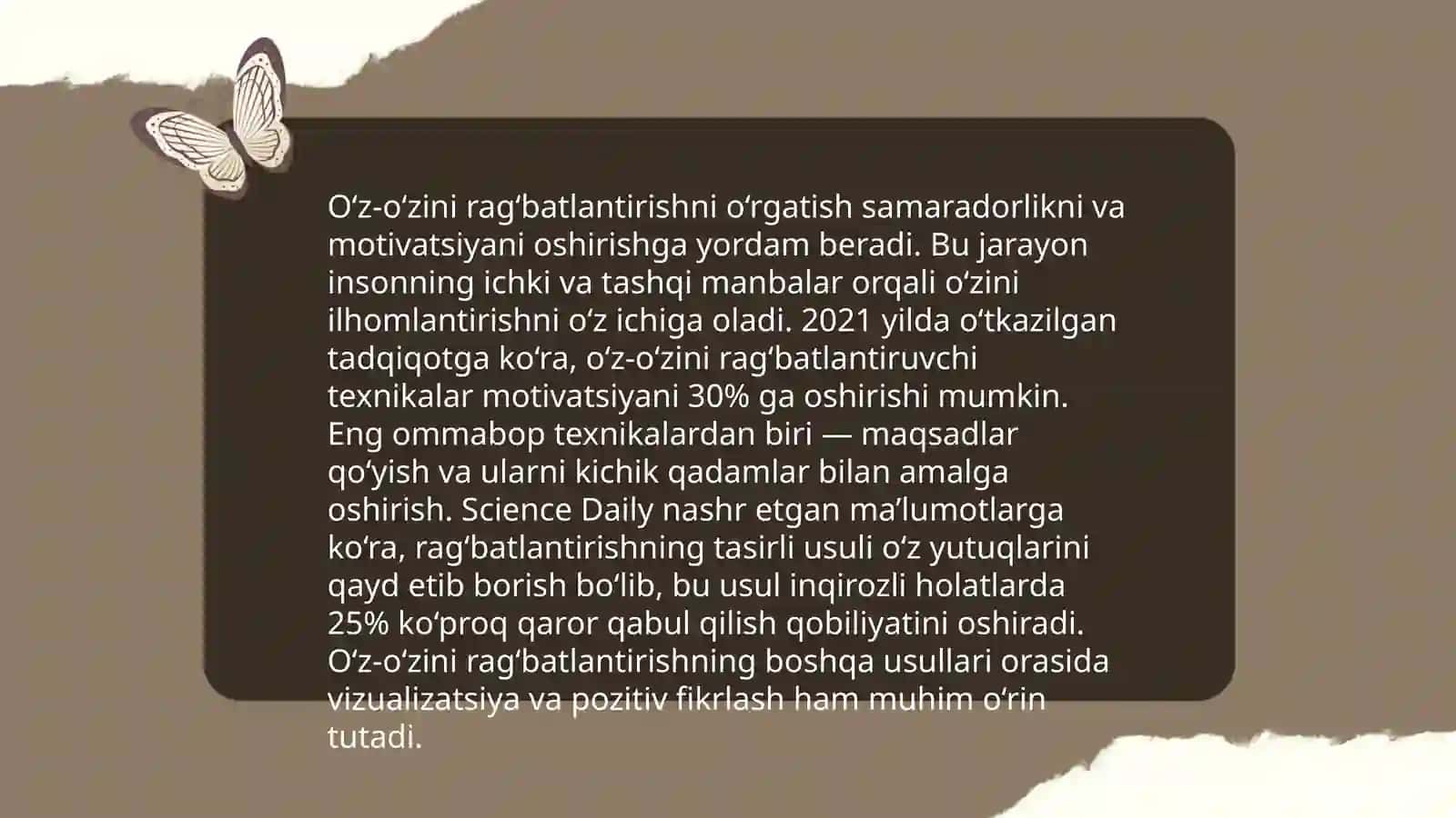 Muvaffaqiyatga erishish motivining ahamiyati 4