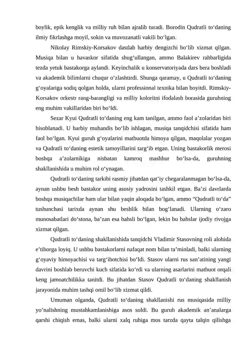 QUDRATLI TO‘DA VA RUS MUSIQA 4