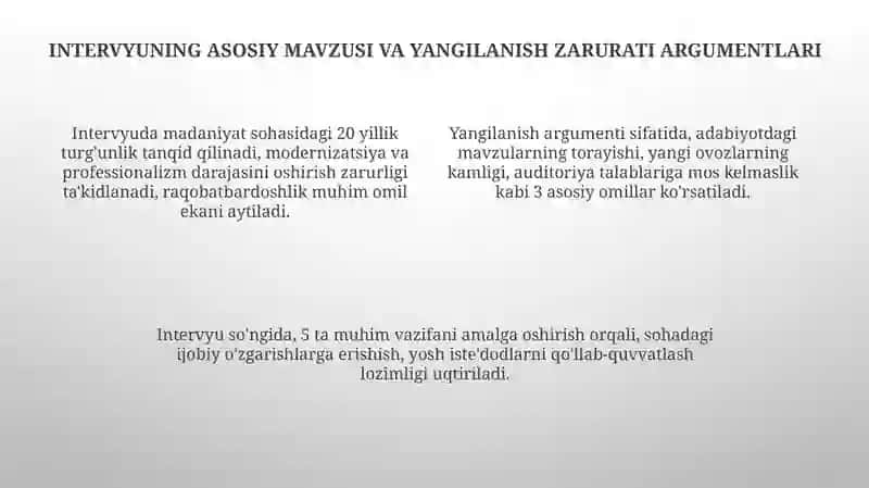,,Sharq yulduzi'' jurnalida eʼlon qilingan,,Yangilanish ehtiyoji'' suhbati bilan tanishish 4