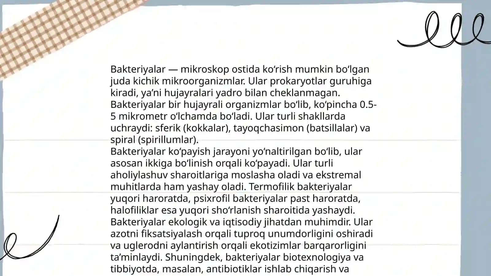 Mikroorganizmlarning asosiy guruhlarining umumiy tavsifi 4