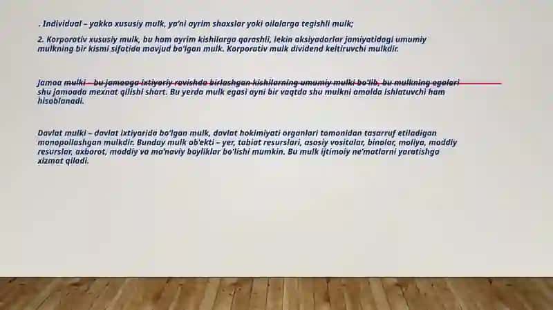 Mulkchilik munosabatlari 4