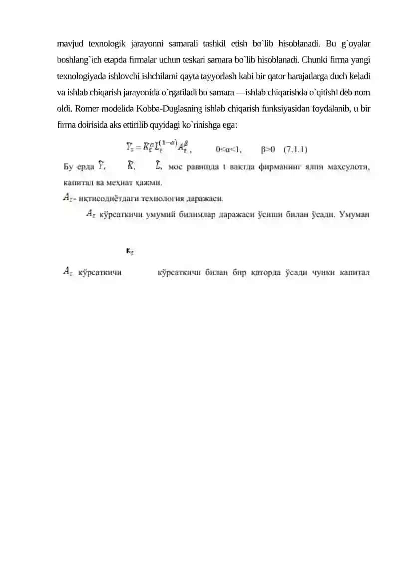 Innovatsion iqtisodiyot tushunchasi iqtisodiy tizimlar rivojlanishidagi o'rni 4