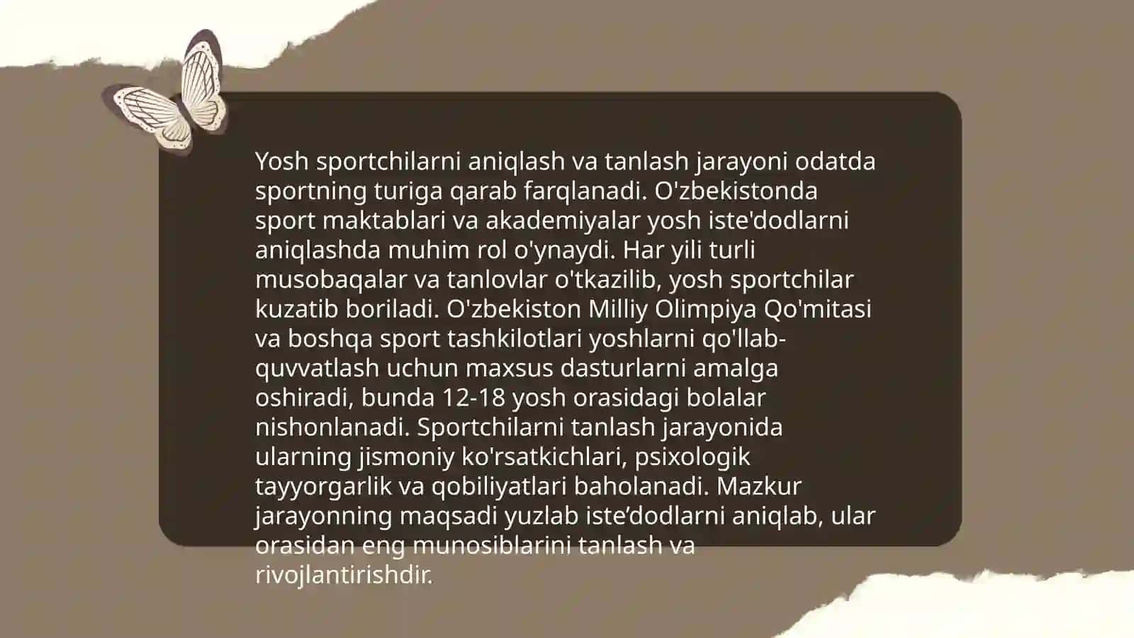 Sport orientatsiyasi va sportchilarni tanlash muammolari stol tennis misolida 4