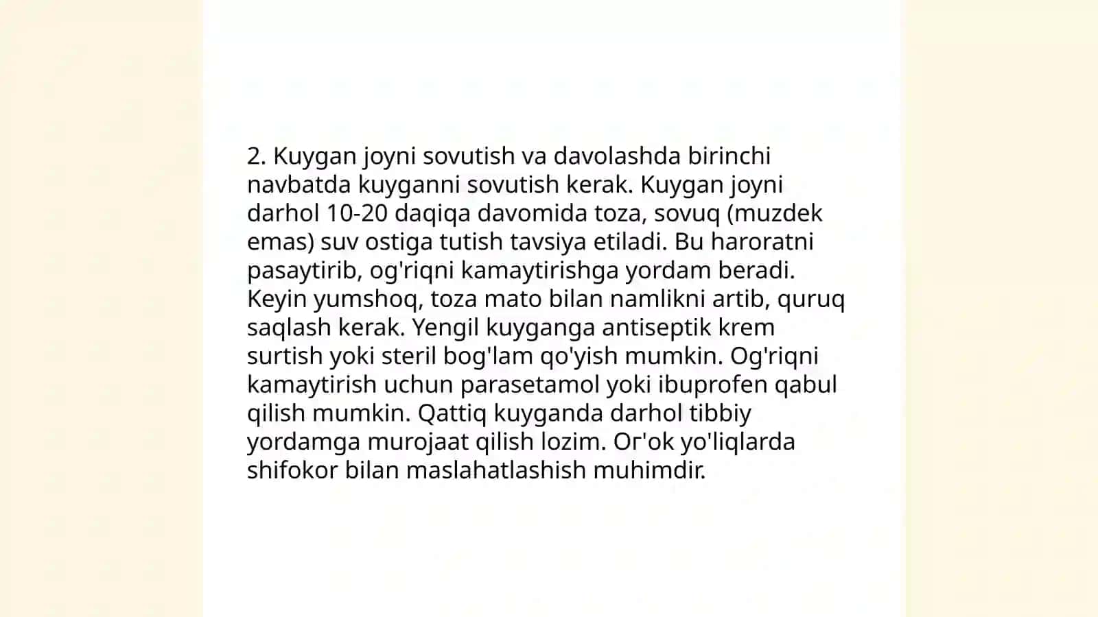 Jarohatlanganda birinchi yordam berish yo'llari 4