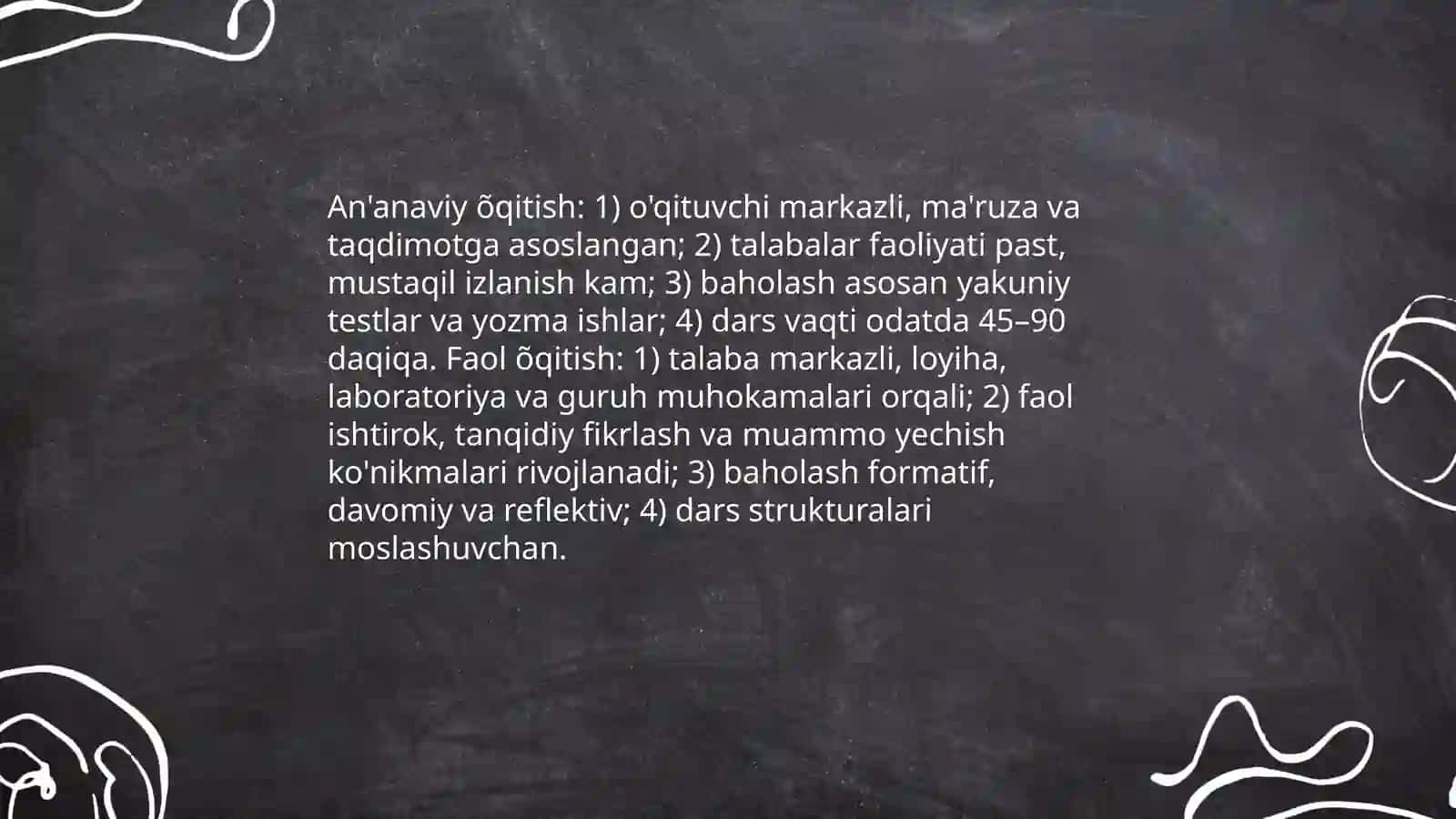 Astronomiya õqitish metodlari va ularni sinflarga ajratish 4