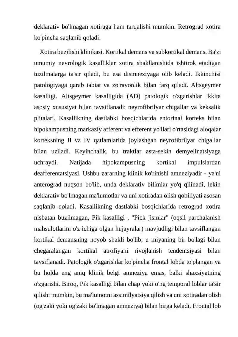 MIYANING LAT YIYISHI VA HOTIRANING YOʻQOLISHI 4