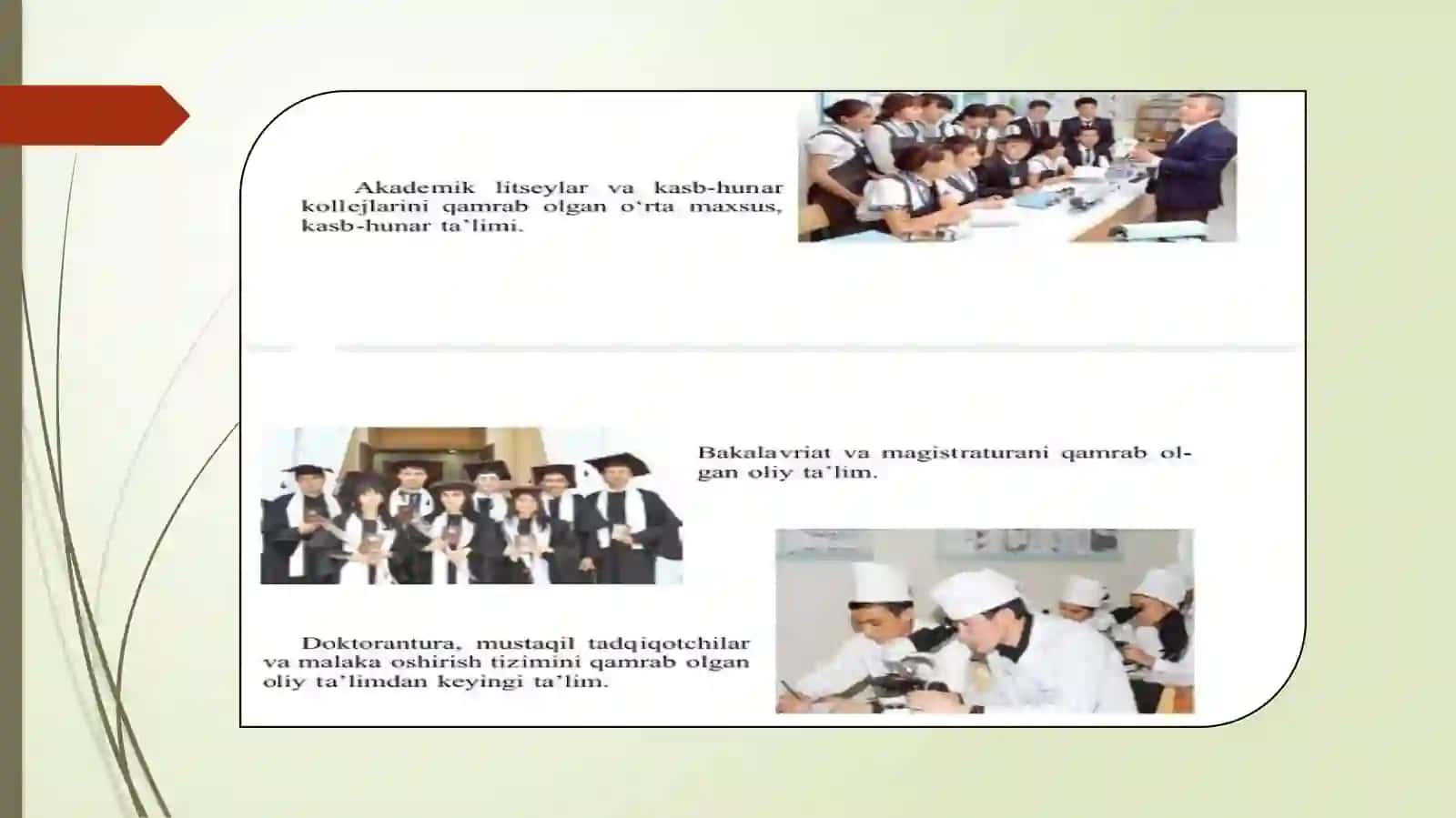 O‘zbekiston ta’lim tizimi. Grammatika: Gaplarning ifoda maqsadiga ko‘raturlari” (4-5-darslar) 4