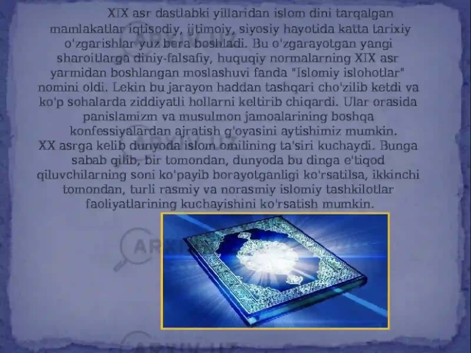 Islom qadryatlari 4