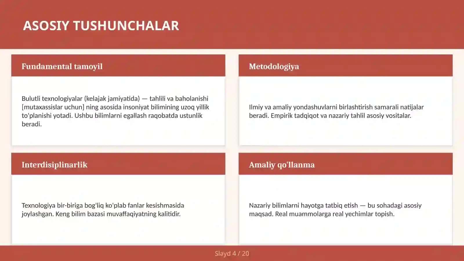 Bulutli texnologiyalar (kelajak jamiyatida) — tahlili va baholanishi [mutaxassislar uchun] 4