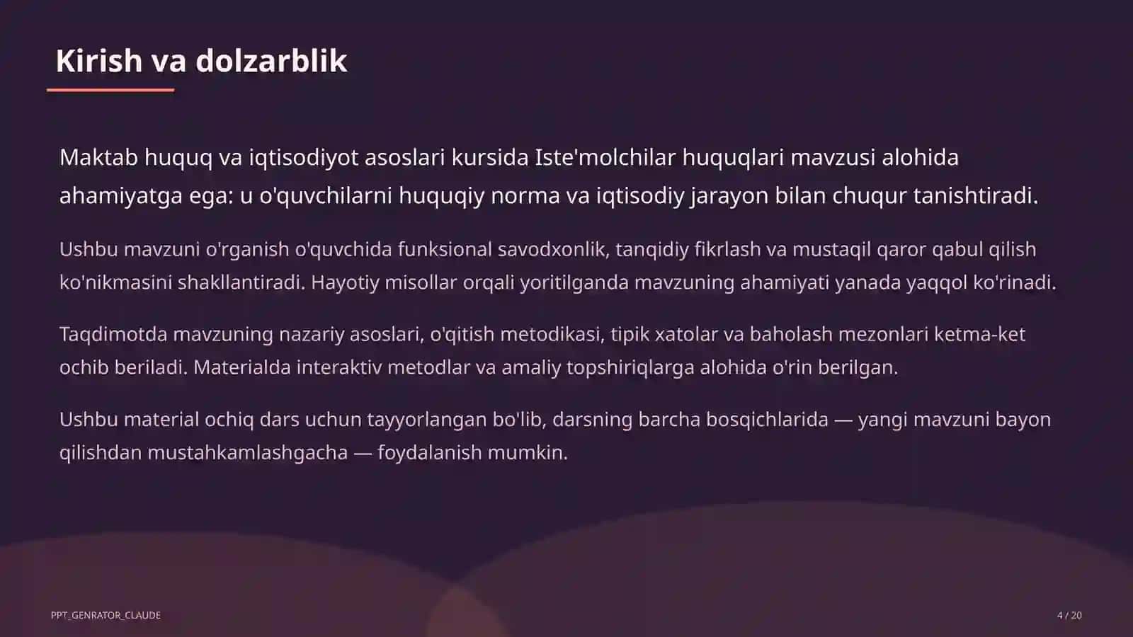 Iste'molchilar huquqlari (10-sinf) 4
