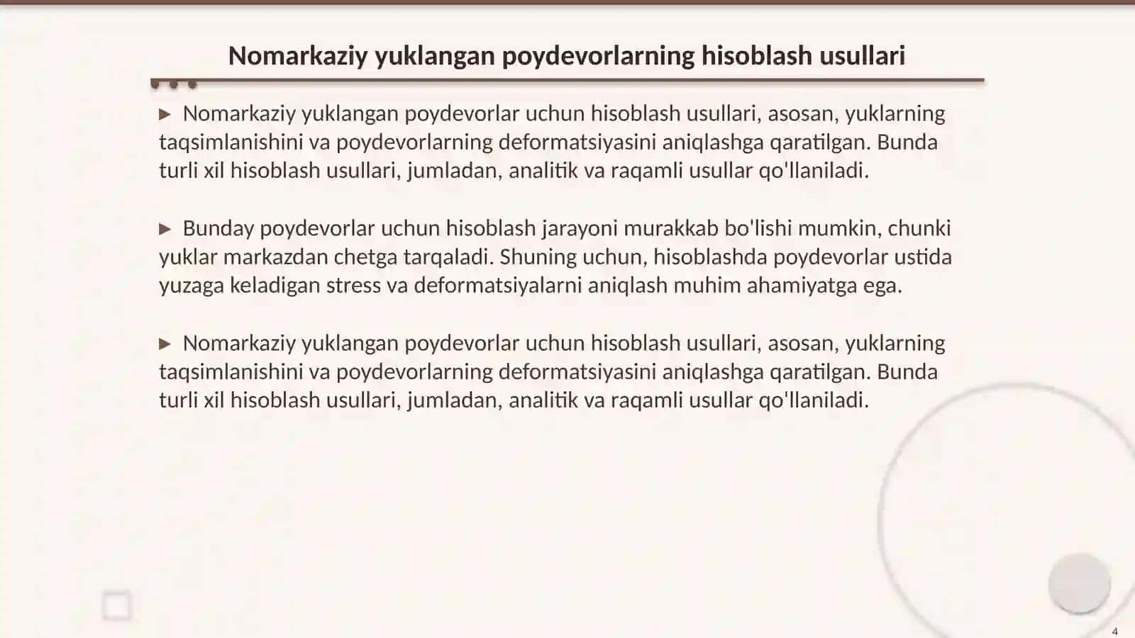 Devor osti tasmasimon poydevorlar 4