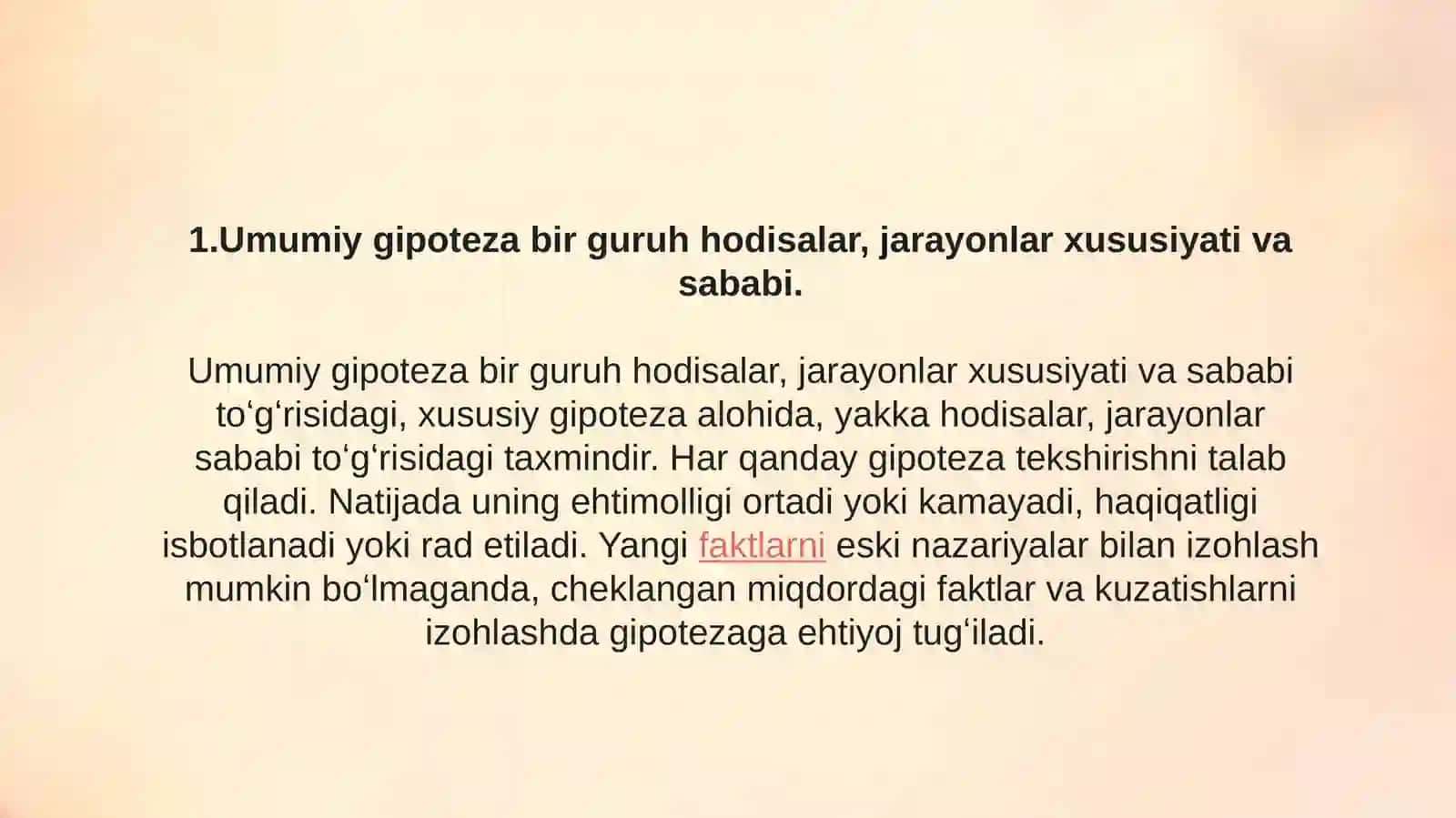 Asosiy va alternativ gipotezalar 4