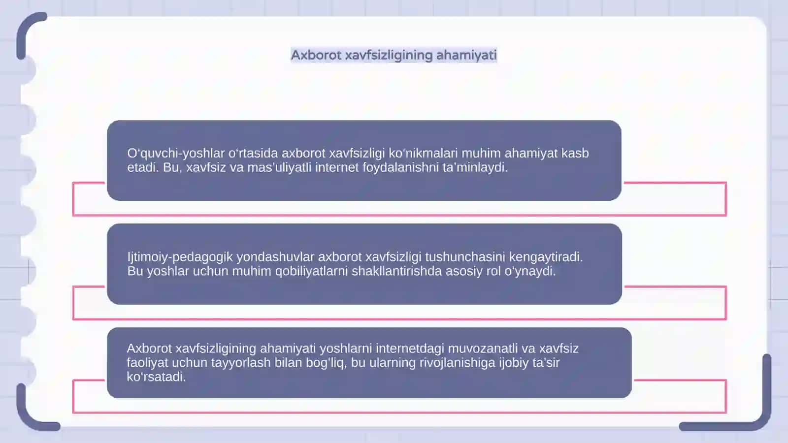 O‘quvchi-yoshlarda axborot xavfsizligi ko‘nikmalarini shakllantirishning ijtimoiy-pedagogik mohiyati 4