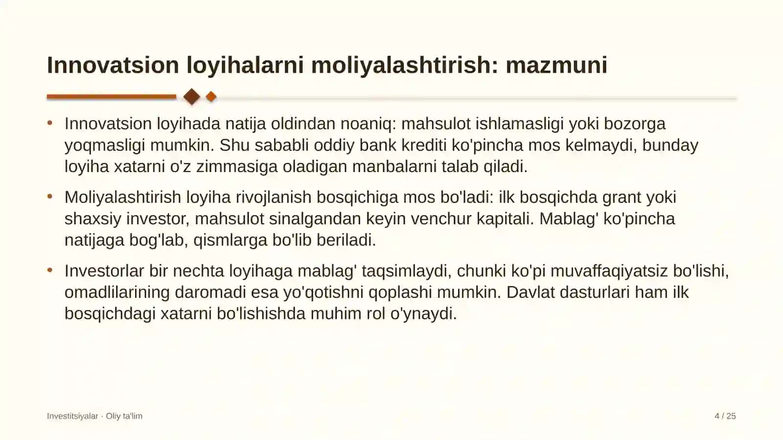 tibbiy sug'urta tizimida innovatsion loyihalarni moliyalashtirish 7551 4
