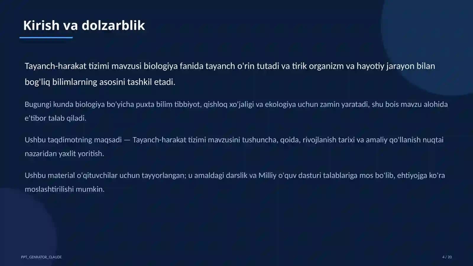 Tayanch-harakat tizimi (8-sinf) 4