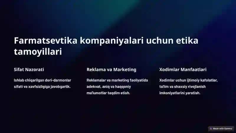 Etika farmatsevtika sanoatida 4