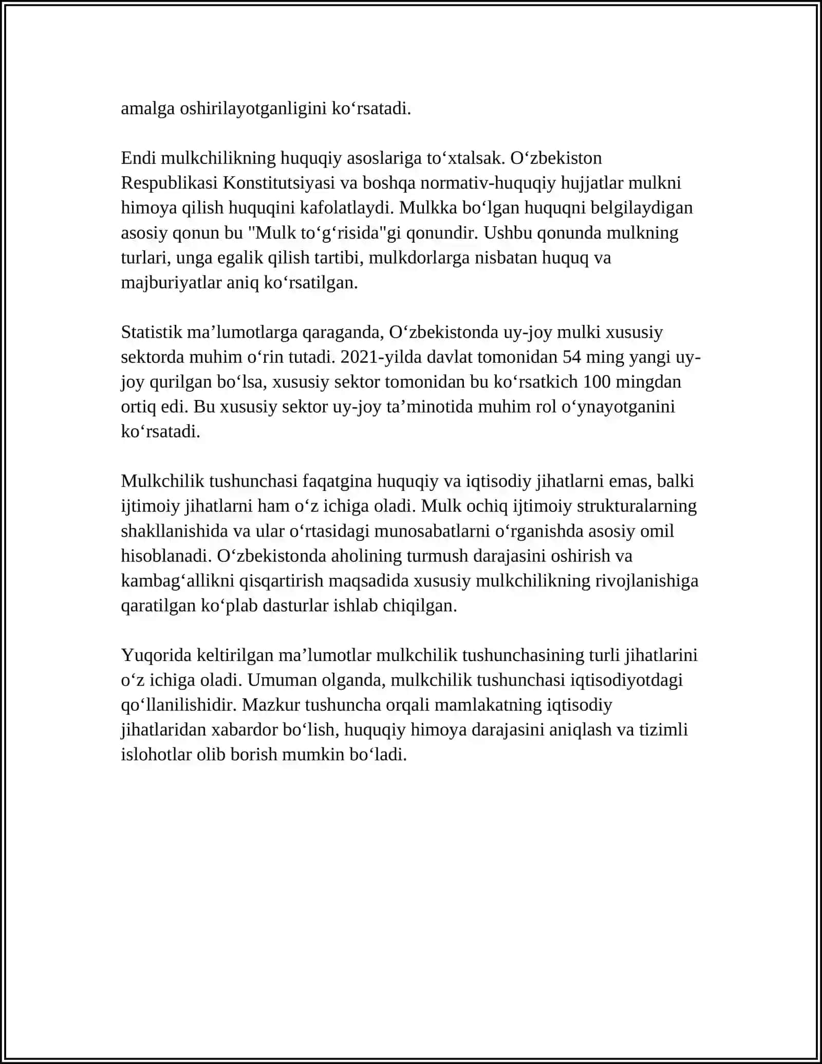 MULKCHILIK VA MULK HUQUQLARI NAZARIYASI 4