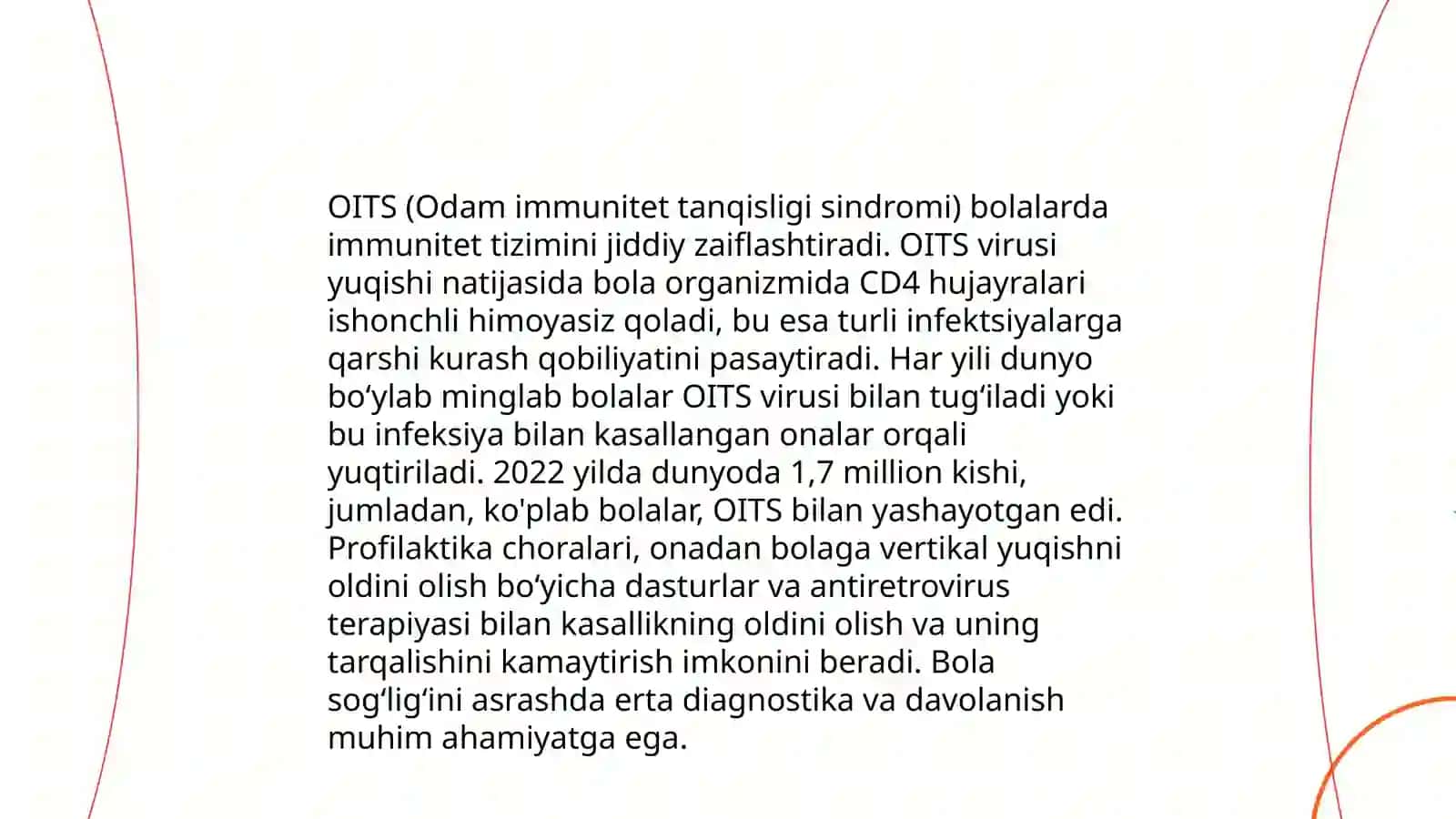 Bolalarda OITS kechish xususiyatlari 4