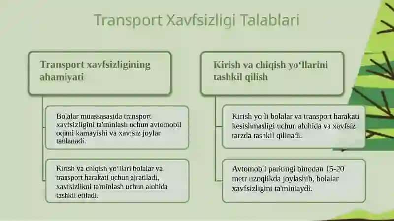 Bolalar muassasalarini loyihalashtirish qurish va jihozlashga bo‘lgan gigiyenik talablar 4