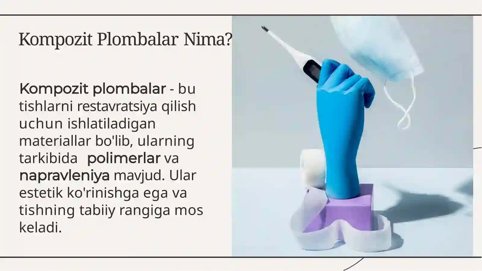 Kompozit Restavratsion Plombalar: Mikrogibrid va Nanoto'dirgichli Turlarning Tasnifi va Xususiyatlari. Mikrogibrid kompozitlari. Nano to'ldirilga kompozitlar. Suyuq oquvchi kompozitlar. Kondensatsiyalanadiga kompozitlar. 4
