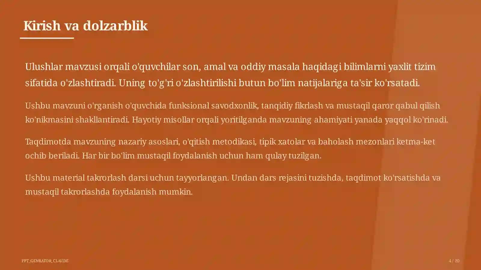 Ulushlar (3-sinf) 4
