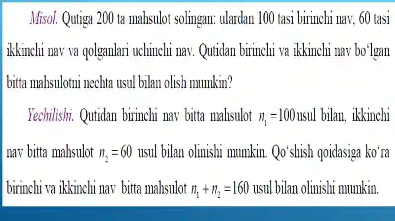 Kombinatorika elementlari 4