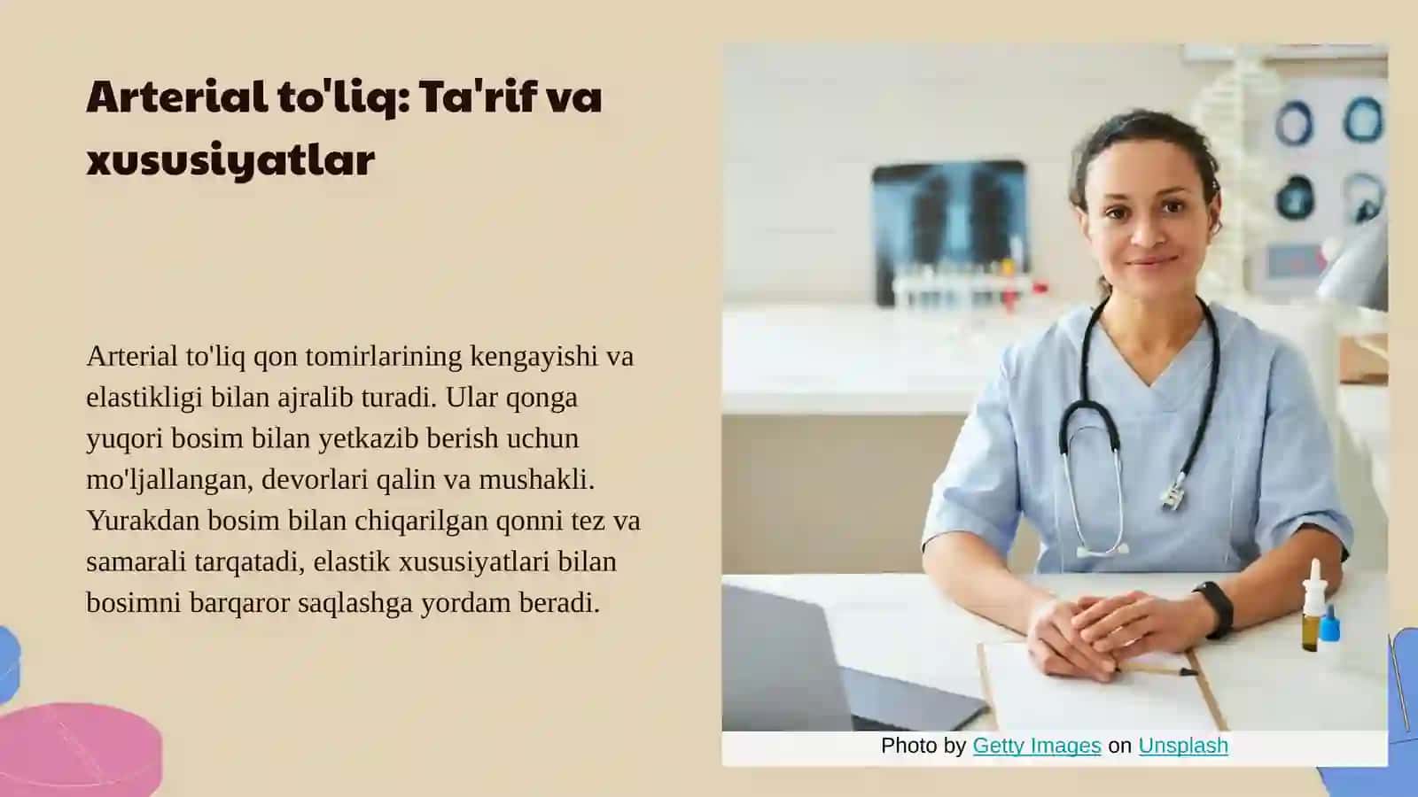 Arterial va venoz to'laqonlik.Qon quyish va qon yo'qotish 4