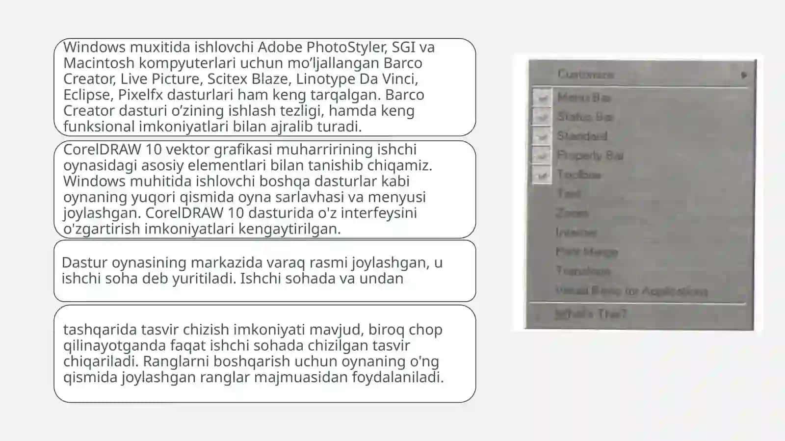 Кompyuter grafikasi va animasiyasi tushunchasi 4
