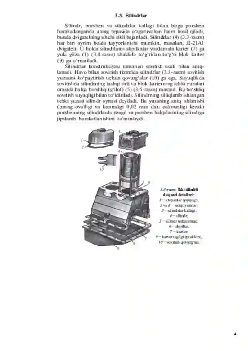 Traktor-kombayn shassilari tuzilishi va texnik xizmat ko’rsatish fаnidan o'quv mashg'ulotida ta'lim texnologiyasi modeli 4