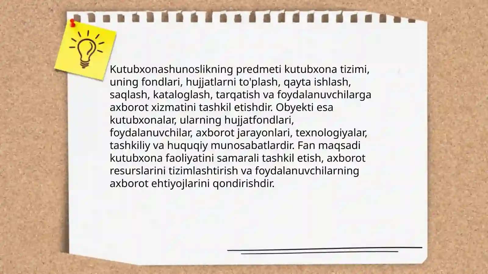 Kutubxonashunoslikning fan sifatidagi mohiyati 4