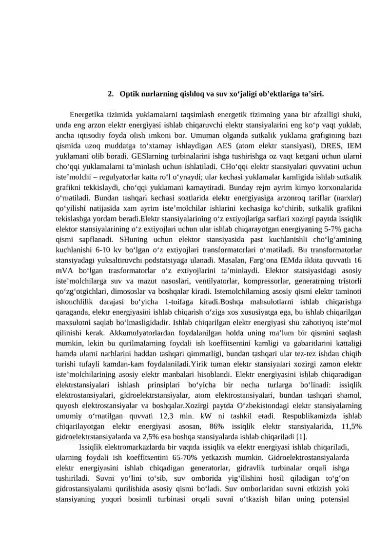 OPTIK NURLARNING FOTOBIOLOGIK TA’SIRLARI. OPTIK NURLANISHLARNING KATTALIKLARI VA O‘LCHOV BIRLIKLARI. 4