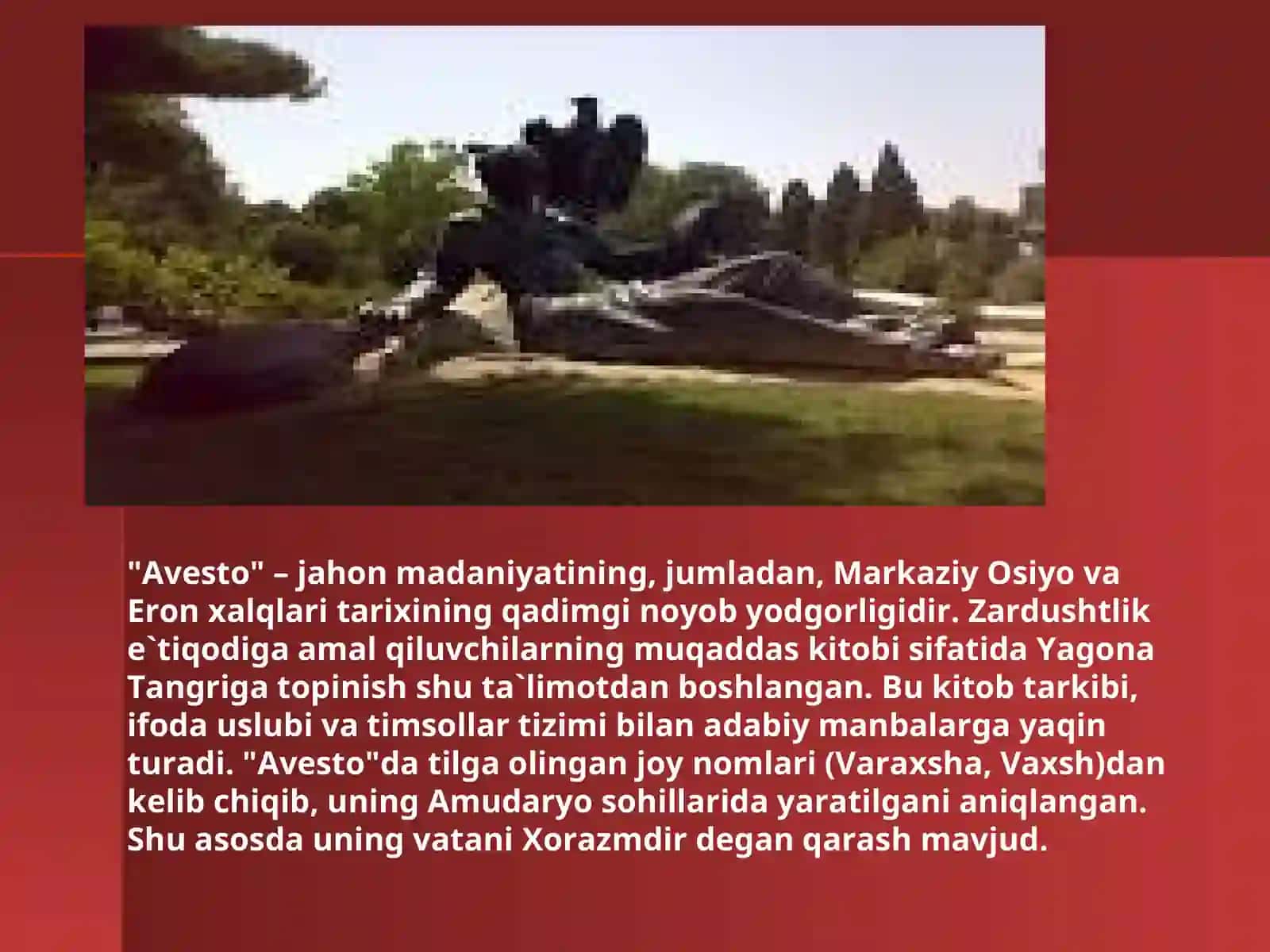 “Avesto”- zardushtiylikning asosiy manbai 4