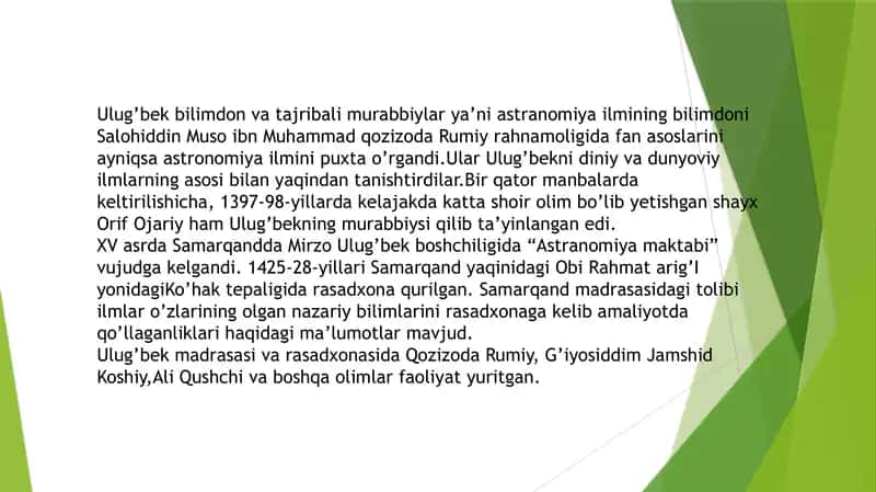 Mirzo Ulug'bek 4