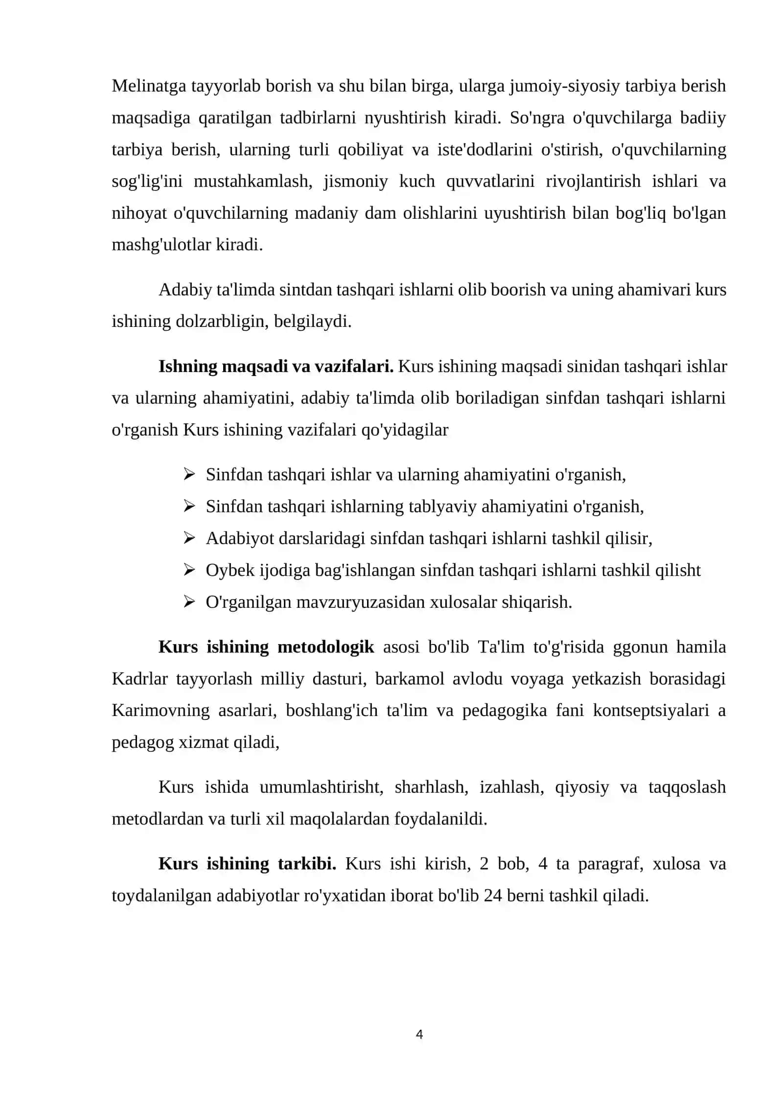 Adabiyotdan sinfdan tashqari mashgʼulotlarni tashkil etish va oʼtkazish metodikasi (Oybek ijodi misolida) 4