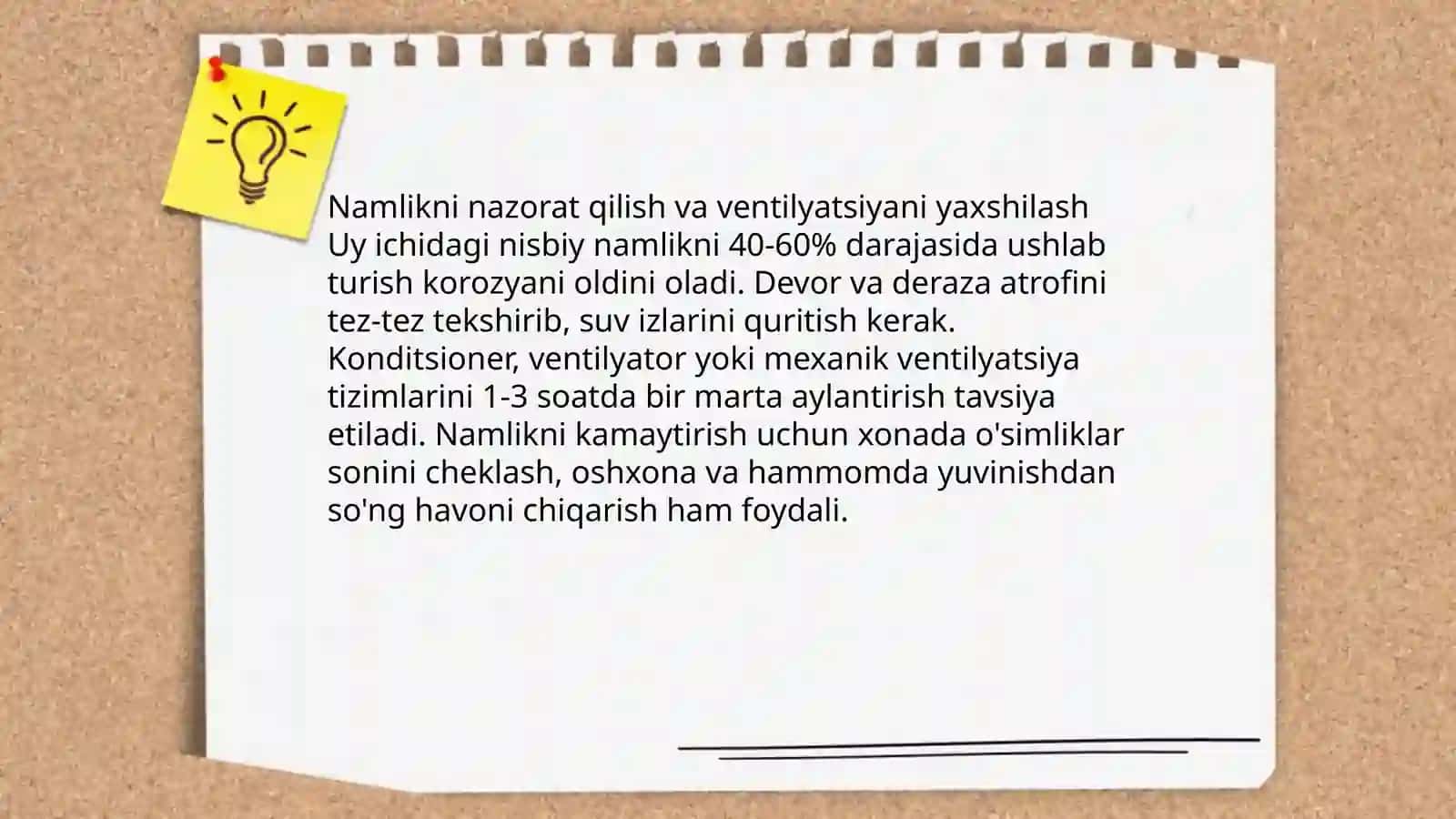 Uyda karozyani oldini olish yo'llari 4