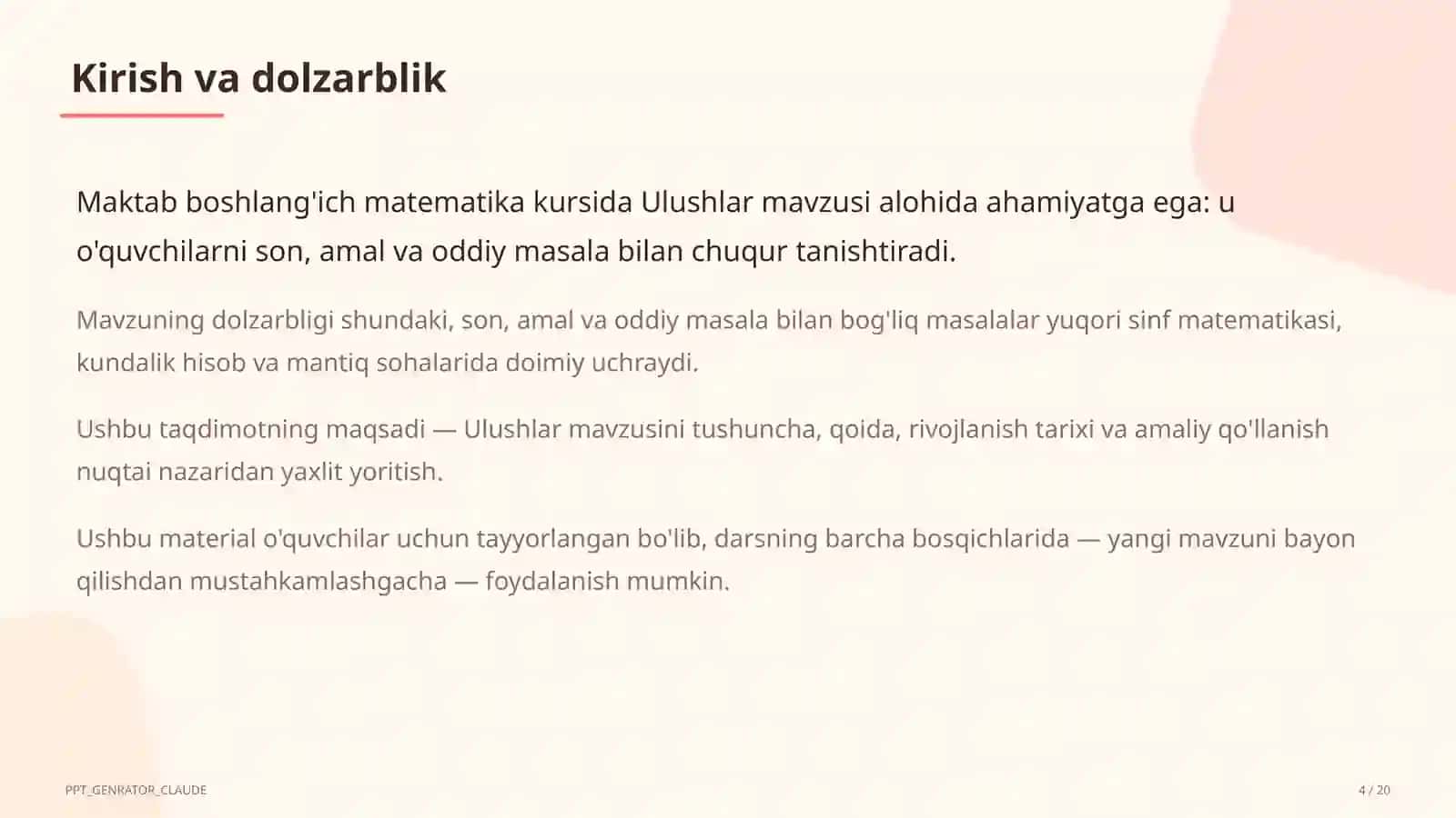 Ulushlar (3-sinf) 4