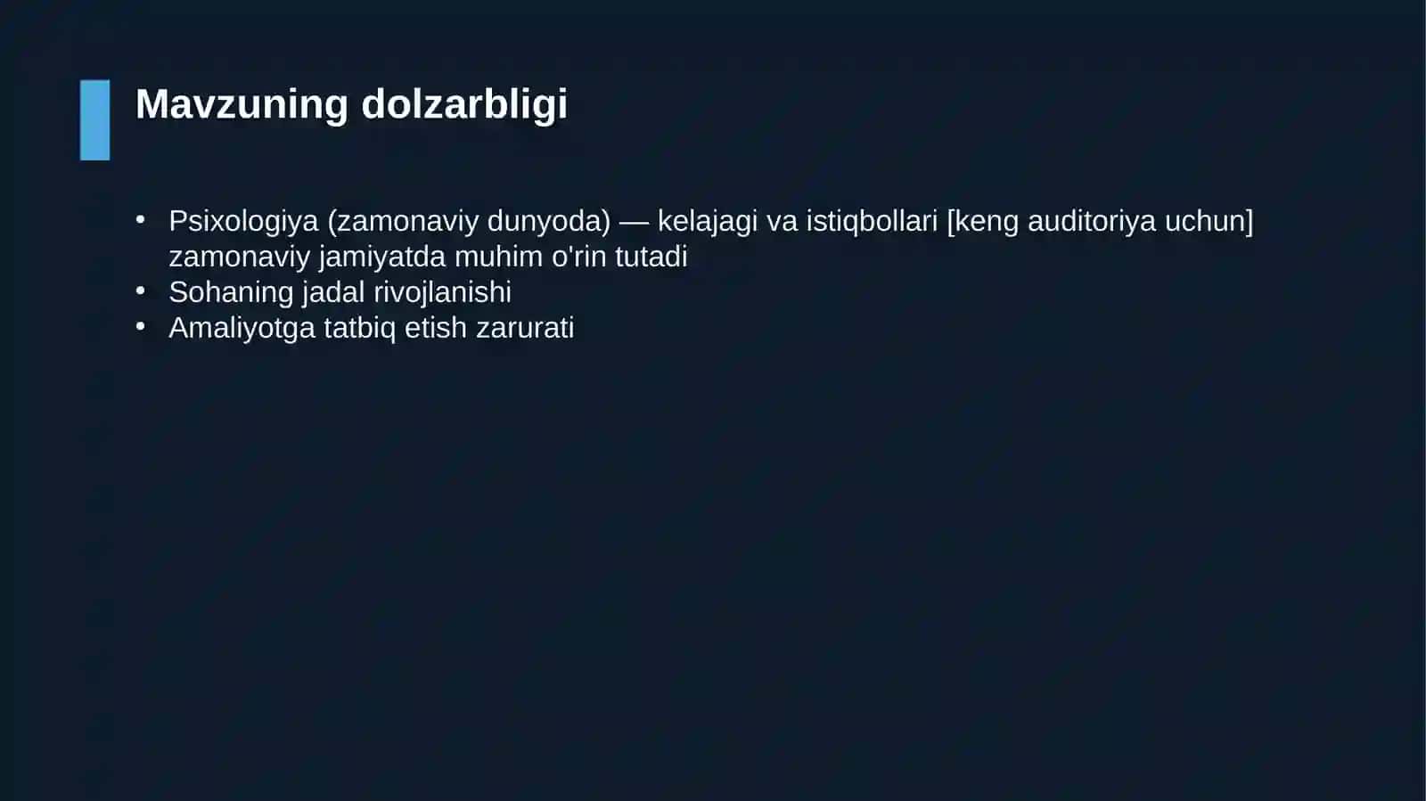 Psixologiya (zamonaviy dunyoda) — kelajagi va istiqbollari [keng auditoriya uchun] 4