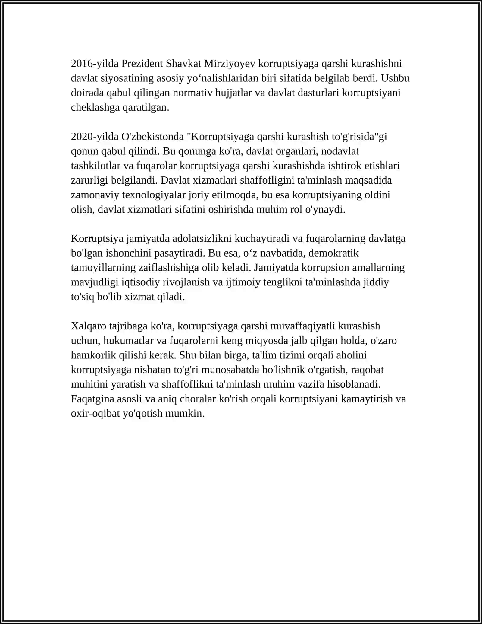 KORRUPSIYANING MOXIYATI VA UNING OQIBATLARI 4